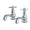 Kingston Brass KS1101BEX Basin Tap Faucet W/ Cross Handle, Polished Chrome KS1101BEX - alternate 1